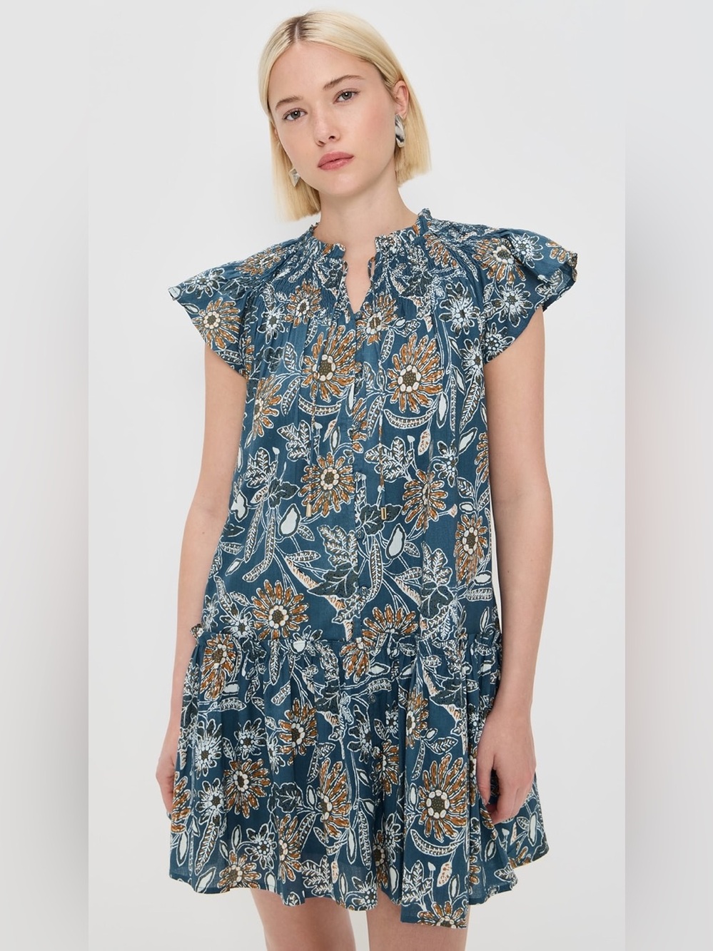 NWT Cleobella Lydia Mini Dress in Magnolia Floral size XS